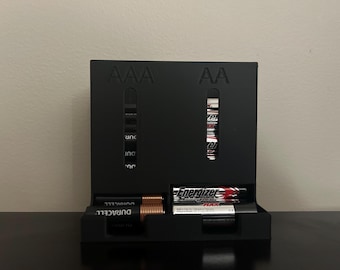 3D Printed AA AAA Battery Dispenser | Gravity-Fed Organizer Holder