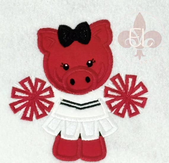 Cheerleader Shirts for Girls, Football Shirts for Girls, Football Shirts for Toddlers, Football Shirts Personalized, Razorback Football