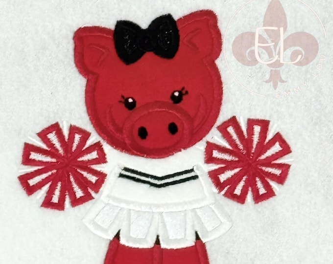 Cheerleader Shirts for Girls, Football Shirts for Girls, Football Shirts for Toddlers, Football Shirts Personalized, Razorback Football