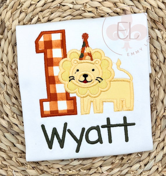 Lion Birthday Shirt, First Birthday Shirt, 1st Birthday Shirt, First Birthday Shirt Toddler, Birthday Shirt Lion, 1st Birthday, Birthday