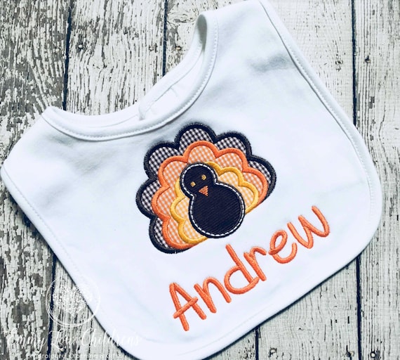 thanksgiving baby bib