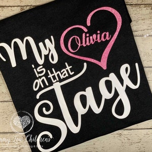 Dance Mom Shirt, Dance Mom, Dance Mom Gifts, My Heart is on that Stage, Ballet Mom Shirt, Dance Competition Shirt, Dance Team Shirt, Gift