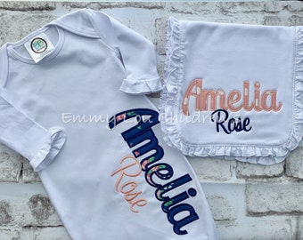 Coming Home Outfit, Newborn Outfit, Baby Shower Gift, Baby Gift, New Baby, Unique Baby Gift, Newborn Gift, Personalized Baby Gift