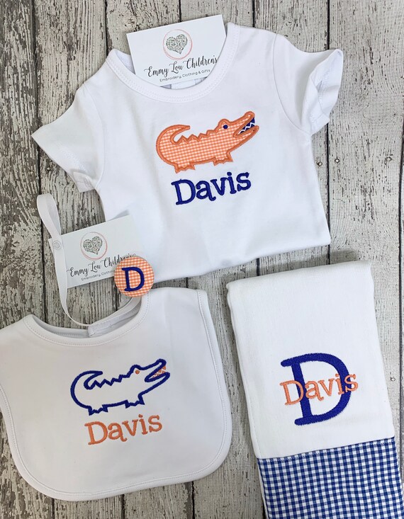 Baby Gifts Personalized for Boys - Baby Gifts for Boys - Baby Boy Gift - Burp Cloths for Boys - Burp Cloth and Bib Set for Boy - Baby Boy