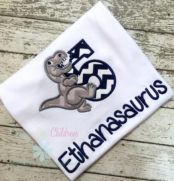 Birthday Shirt for Boy 5, Dinosaur Birthday Shirt 5, 5th Birthday Shirt Boy, Birthday Shirts for Boys