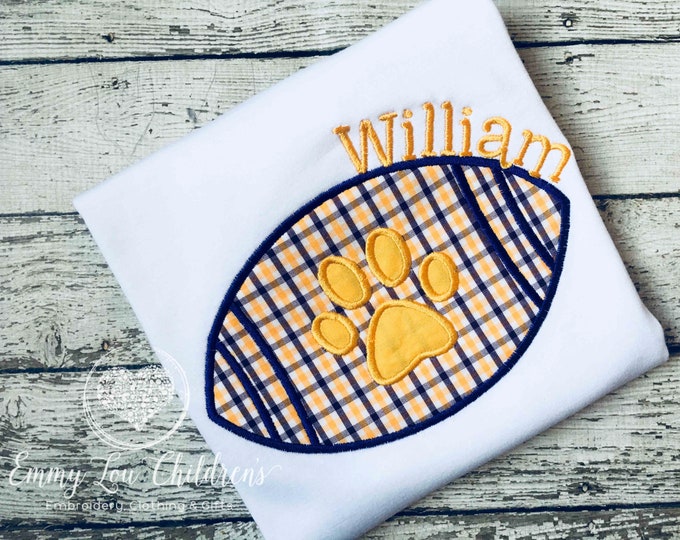Football Shirts, Football Shirts for Boys, Football Shirts Girls, Football Shirts for Toddlers, LSU Football Shirt, Football Birthday Shirts