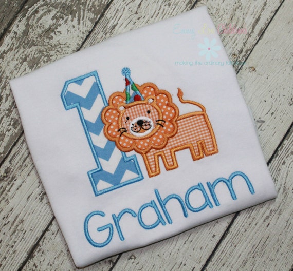 Lion Birthday Shirt, First Birthday Shirt, 1st Birthday Shirt, First Birthday Shirt Toddler, Birthday Shirt Lion, 1st Birthday