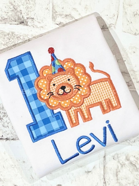 Lion Birthday Shirt, First Birthday Shirt, 1st Birthday Shirt, First Birthday Shirt Toddler, Birthday Shirt Lion, 1st Birthday, Birthday