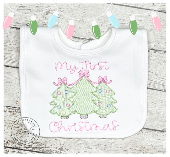 First Christmas Bib, First Christmas Gift, 1st Christmas Bib, Girl First Christmas, Boy First Christmas, Baby First Christmas, 1st Christmas