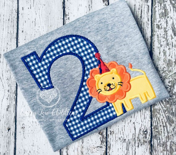 Birthday Shirt, Lion Birthday Shirt, Lion Birthday Party, 2nd Birthday Shirt Boy, 2nd Birthday Shirt, 2nd Birthday, Circus Birthday,