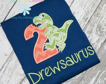 Dinosaur Birthday Shirt, Dino Birthday Shirt, Dino Shirt, Dinosaur Shirt, Dinosaur Number Shirt, Birthday Shirt