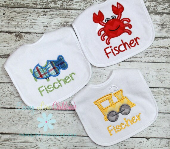 baby's first bibs set