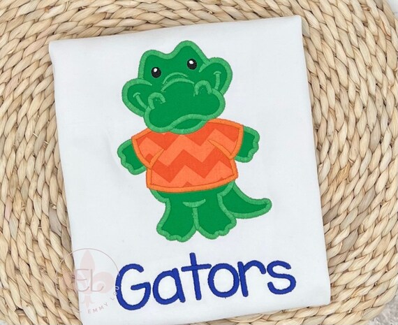 Boys Personalized Gator Football Shirt, Custom Gator Shirt for Boys