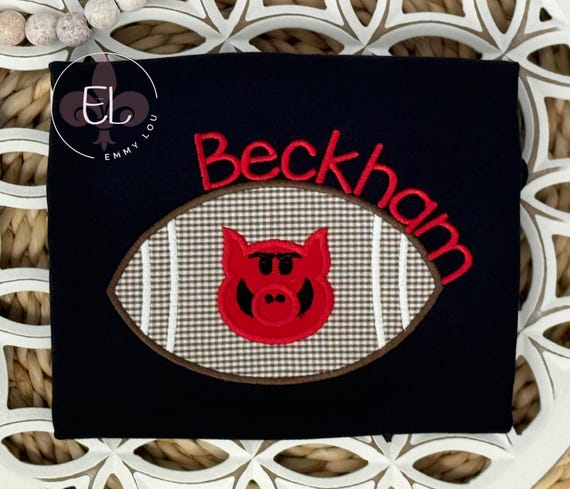 Arkansas Razorback Football Shirt for Boys: Personalized Game Day Apparel