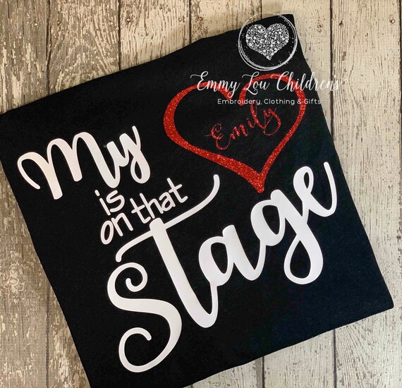Dance Mom Shirt, Dance Mom, Dance Mom Gifts, My Heart is on that Stage, Ballet Mom Shirt, Dance Competition Shirt, Dance Team Shirt, Gift