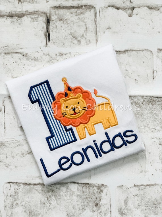 Lion Birthday Shirt, First Birthday Shirt, 1st Birthday Shirt, First Birthday Shirt Toddler, Birthday Shirt Lion, 1st Birthday