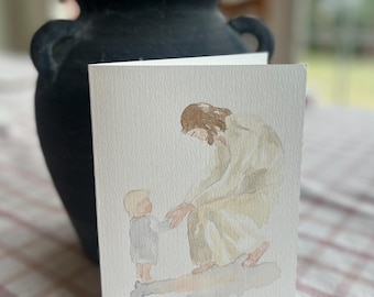 Custom Baptismal Gift or Card, Christening Gift or Card