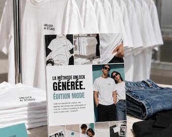 Guide ChatGPT MODE | Photos Produits IA | Marketing | Contenu brand | Marque mode | Réseaux Sociaux | Template PDF