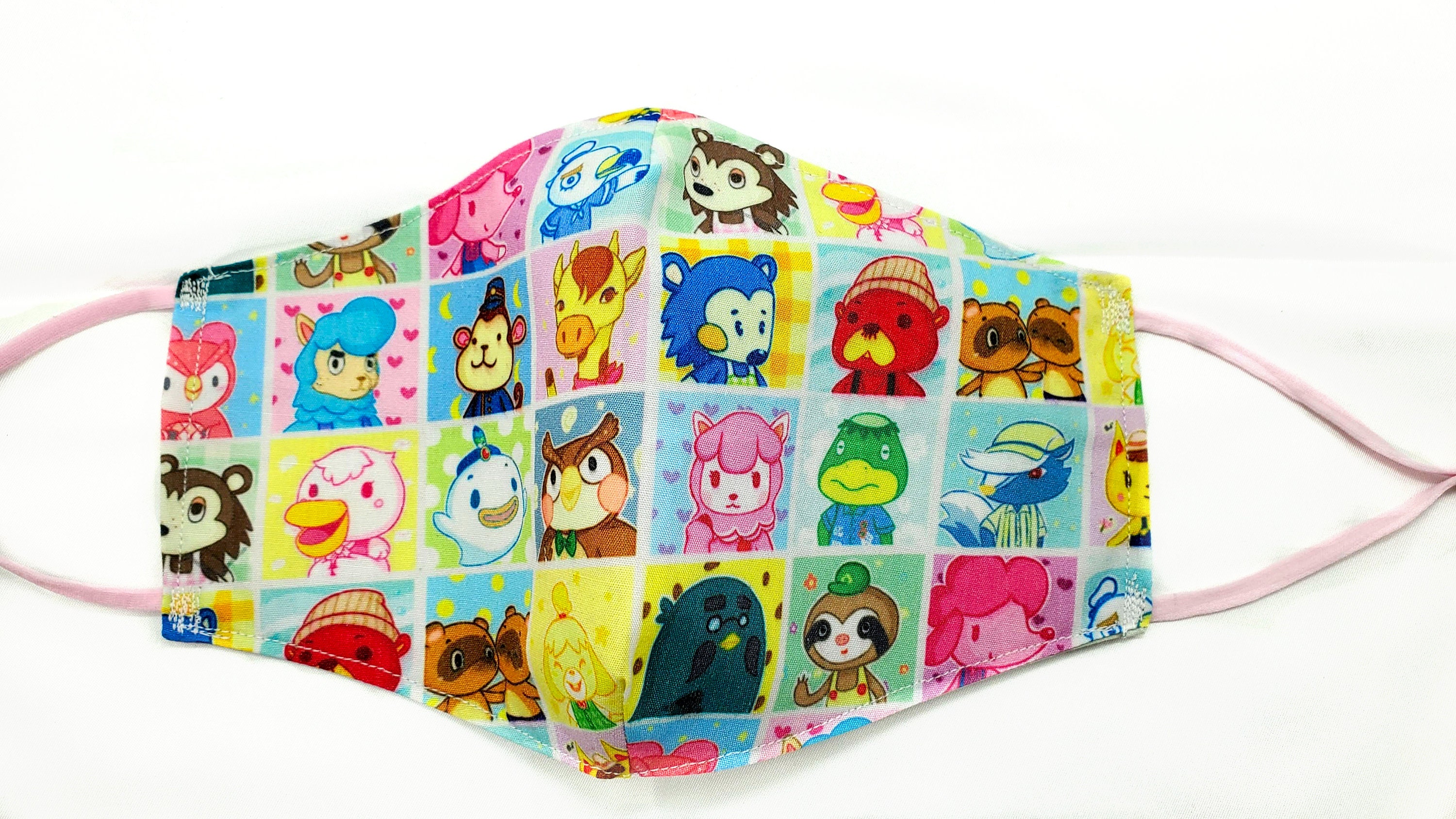 Download Animal Crossing Fabric Face Mask 3 Layer New Horizons ...