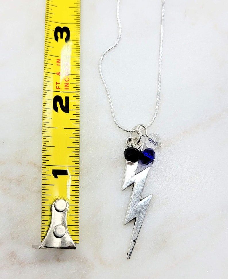 Tampa Bay Lightning Bolts Collier B2B Stanley Cup Champions Lightning Bolt Jewelry NHL Hockey Fan No 1 Bullshit Champa Bay Silver Pendant image 7