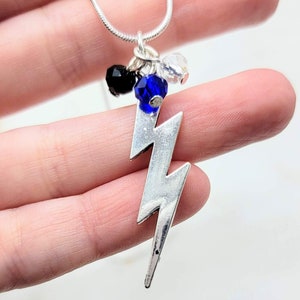 Tampa Bay Lightning Bolts Collier B2B Stanley Cup Champions Lightning Bolt Jewelry NHL Hockey Fan No 1 Bullshit Champa Bay Silver Pendant image 5