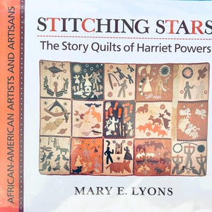 Sterren stikken, verhaalquilts van Harriet Powers, boek quiltkunstenaar, quiltboek, quiltkunstbibliotheek, quiltgeschiedenis, cadeau voor quilter