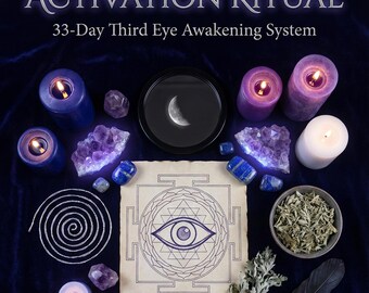 Psychic Abilities Activation Ritual | 33-Day Third Eye Awakening System| Digital Download PDF