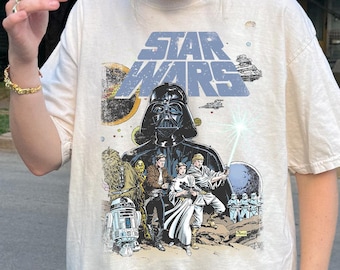 Disney Star Wars Shirts, Star Wars Geschenk für Fan Shirt, Disney World Shirt, Disney Familie Shirt, Vintage Star Wars, Star Wars, Comfort Color®