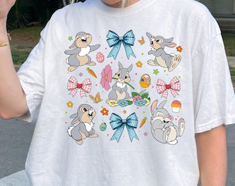 Comfort Colors® Bambi Klopfer Ostern Shirt, Disney Osterhasen Shirt, Klopfer T-Shirt, Disney Osterhasen Shirt, Disneyland Familie Passende T-Shirts