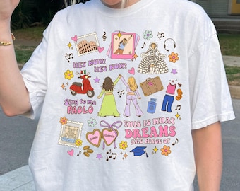 Disney Channel Film Lizzie McGuire Retro Shirt, Disneyland Familie Passendes Shirt, Disney Nostalgie Dies ist was Träume T-Shirt, Comfort Colors®