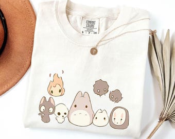 Chihiros Reise ins Zauberland Shirt, Sweatshirt, Hoodie, Studio Ghibli Shirt, Mein Nachbar Totoro Shirt, Studio Ghibli Geschenk Shirt, Y2K Shirt
