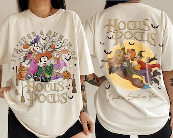 Hocus Pocus Disney Shirt, It's Just A Bunch Of Hocus Pocus T-Shirt, Mickey Minnie Halloween Witch Tee, I Put A Spell On You Shirt