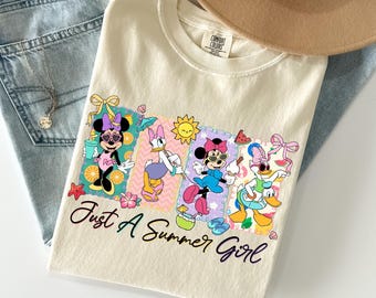 Disney Minnie Daisy Sommer Shirt, Mädchen wollen Sonne haben, Disney Besties T-shirt, Disneyworld Shirt, Disney Sommer Shirt, Comfort Colors®
