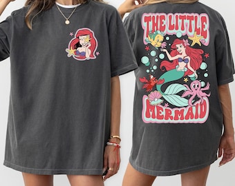 Retro Vintage Ariel Die kleine Meerjungfrau Shirt, Ariel Meerjungfrau Shirt, Vintage Retro Ariel T-Shirt, Ariel Shirt, Disney Prinzessin T-Shirt, Comfort Colors®