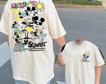 Disney Micky Sommer Shirt, Sommer Ferien Shirt, Mickey Beach Shirt, Disneyland Sommer Reise 2026 T-Shirt, Summer Vibes Familie, Comfort Colors®