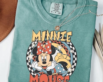 Retro Minnie Maus Shirts, Disney Magic Kingdom Shirt, Minnie Maus Trip Shirt, Familienurlaub Shirts, Vintage Disney 2026, Comfort Colors®