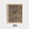 Neutral Brown Zebra Stripes Texture Print - Minimalist Wild Animal Pattern Wall Art (Digital Download) product logo