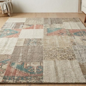 Patchwork Rug - Etsy