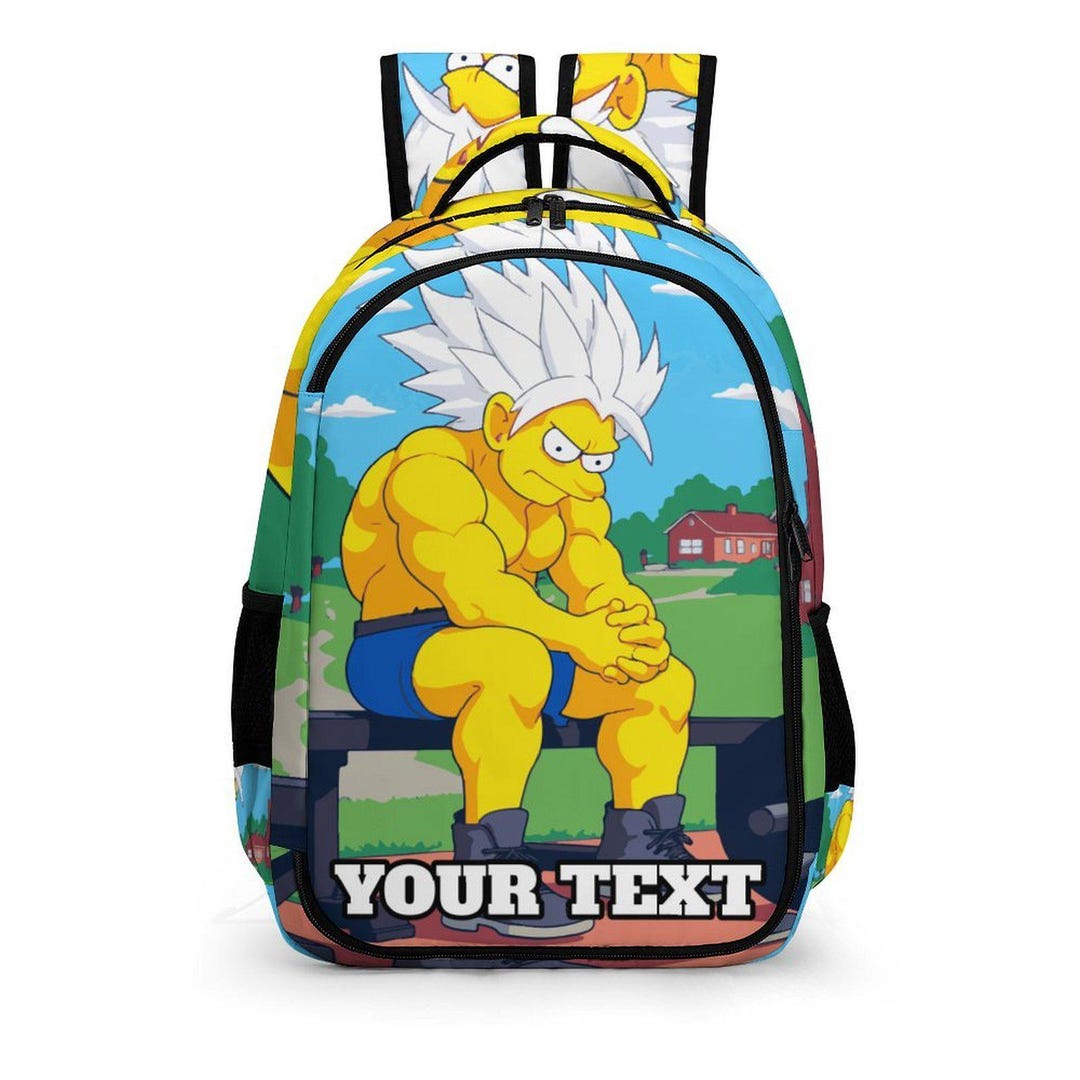 Personalized Superhero School Backpack Custom Text - Etsy