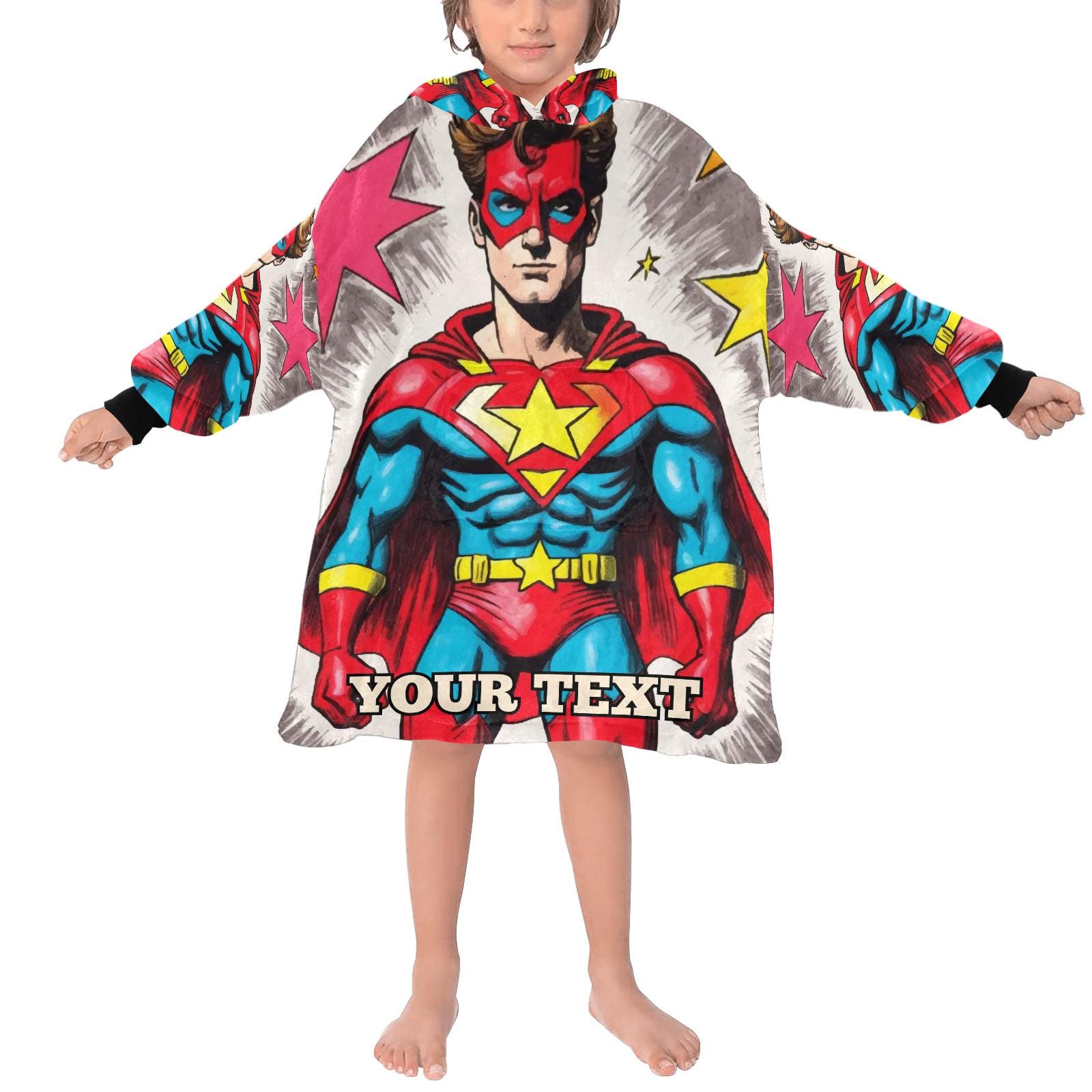 Discover Personalized Superhero Blanket Hoodie