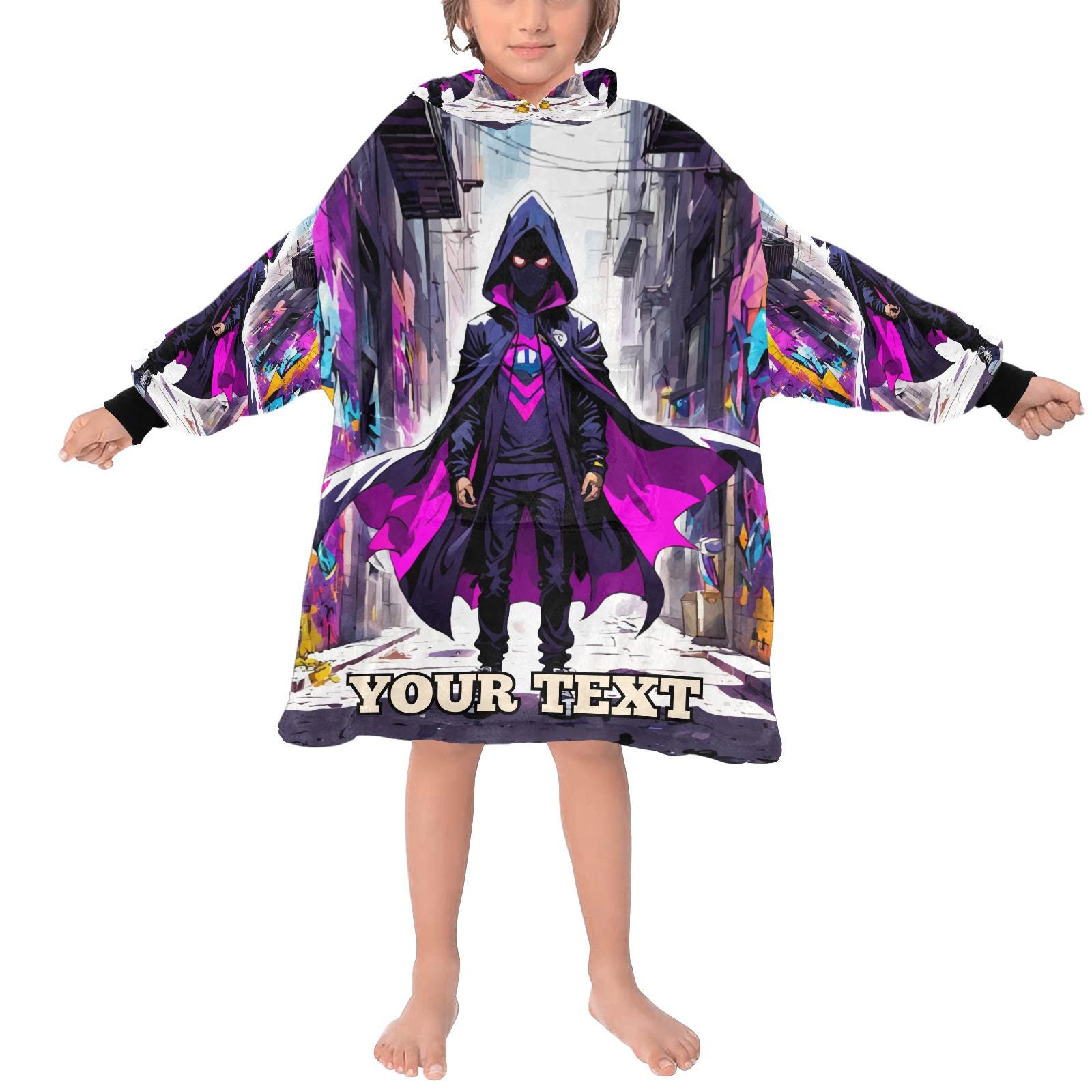 Discover Personalized Superhero Blanket Hoodie