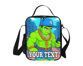 Superheld lunchtas gepersonaliseerd cadeau lunchbox kinderen