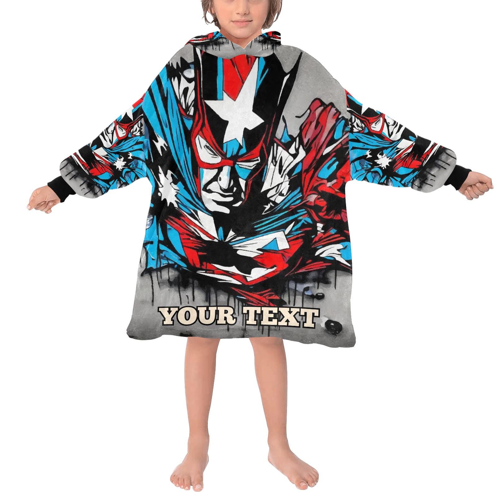Discover Personalized Superhero Blanket Hoodie