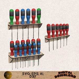Organizador De Destornilladores Toolbox Widget Pro Series 4. Color