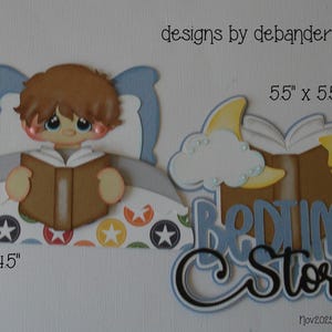 ScRaPbOoK BoY BeDTiMe SToRiEs  KiDs TiTLe DiE CuT A PrEmAdE PaPeR PiEciNg for ScRaPbOoK LaYoUts and or CaRdS by debanderson651