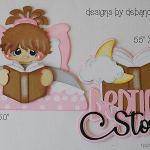 ScRaPbOoK GiRL BeDTiMe SToRiEs  KiDs TiTLe DiE CuT A PrEmAdE PaPeR PiEciNg for ScRaPbOoK LaYoUts and or CaRdS by debanderson651
