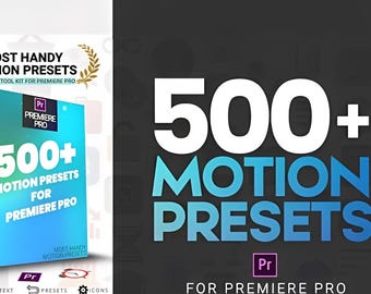 Adobe Premiere Pro用500種類以上のモーションエフェクト｜トランジション、グリッチ、ズーム（デジタルダウンロード）