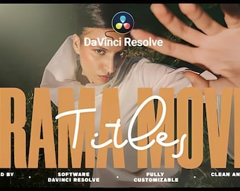 DaVinci Resolve ムービータイトルパック – シネマティックフィルムテンプレート（デジタルダウンロード）