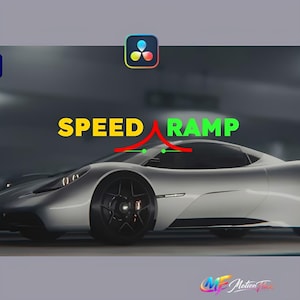 Puede incluir: Un coche deportivo plateado con ruedas negras se muestra en la imagen. Las palabras "SPEED RAMP" se muestran en amarillo y verde, con un gráfico de línea roja encima del coche. Un logotipo colorido está en la esquina superior derecha.