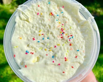 Sugar Cookie Butter Slime - Scented, Spreadable, Daiso Clay Soft Slime, Inflatable, Stretchy